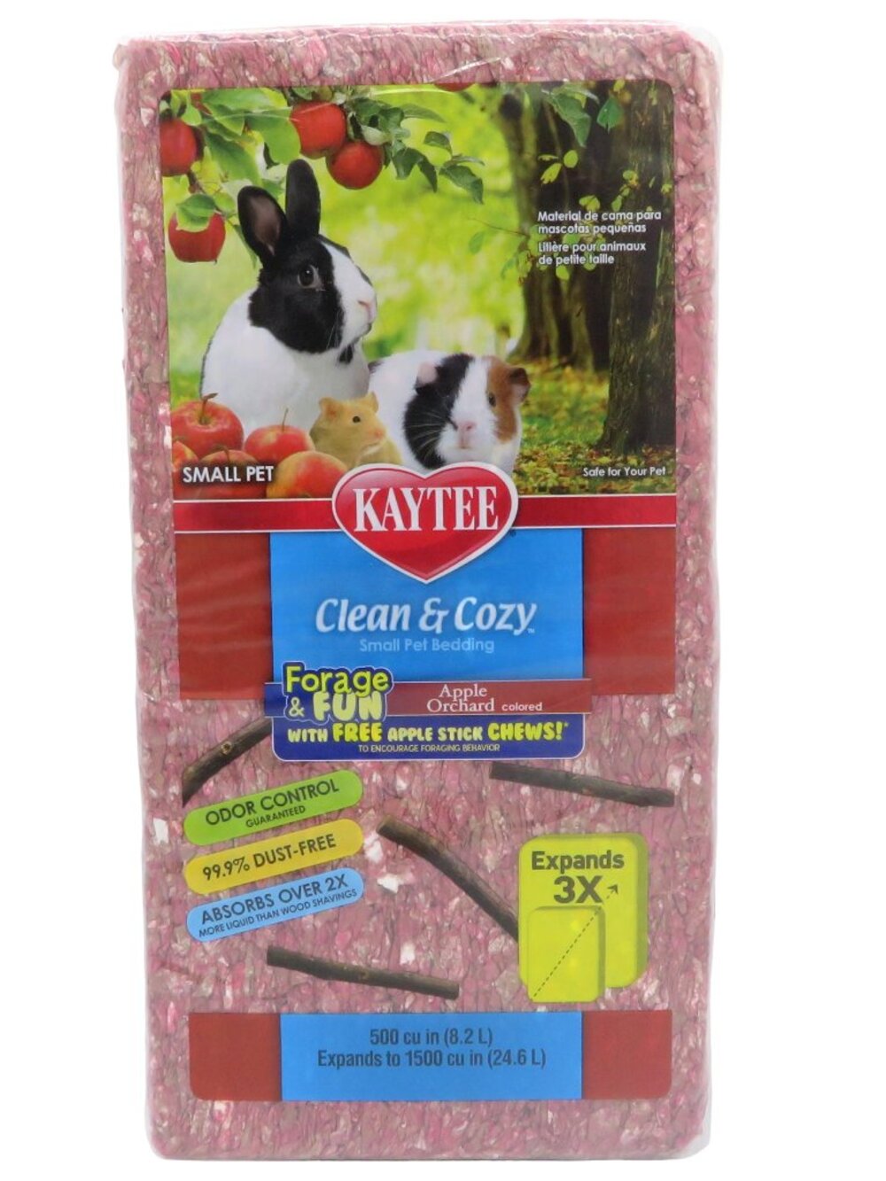 Kaytee Clean & Cozy Forage & Fun Vegetable Garden Small Animal Bedding 8.2 L